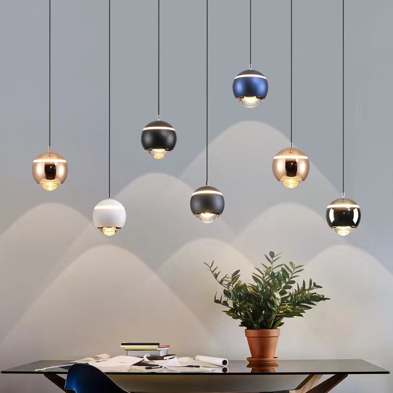 Valentina modern rund LED-pendellampa, köksö