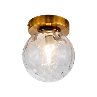 Valentina Modern Glob Metall Glas LED Taklampa Hall Vardagsrum