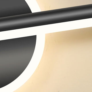 Leigh Design Linjär LED Vägglampa Svart/Guld Metall+Silikagel Runda/Fyrkant Vardagsrum/Sovrum