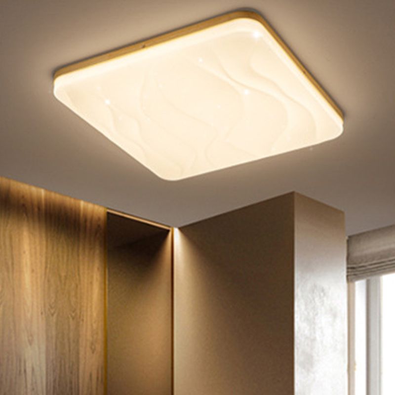 Muto geometrisk LED-taklampa med utanpåliggande montering, vit