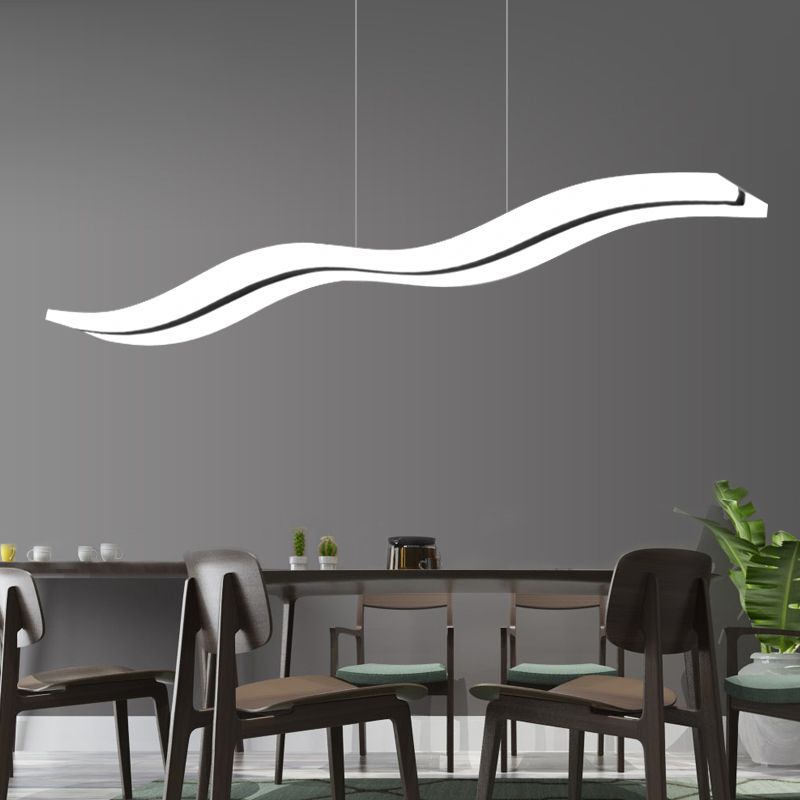 Arisha minimalistinen aaltomainen riippuvalaisin