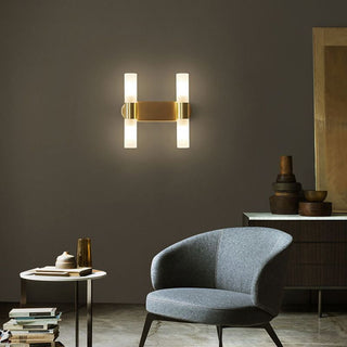 Leigh Modern Cylindrisk Metall LED Vägglampa Sovrum Vardagsrum
