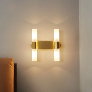 Leigh Modern Cylindrisk Metall LED Vägglampa Sovrum Vardagsrum