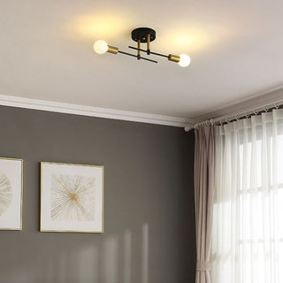 Valentina Plafond Globe Modern, Metall/Glas, Balck, Matsal