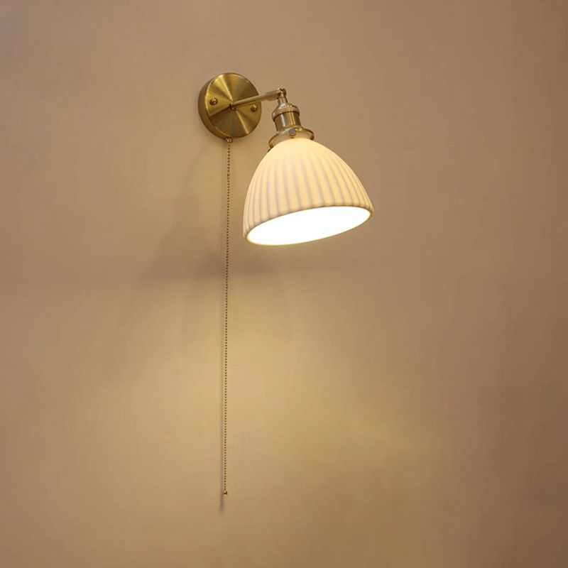 Arisha skrynklig nordisk modern byrålampa
