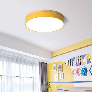 Morandi Nordisk LED Rund Metall Akryl Taklampa Sovrum Vardagsrum