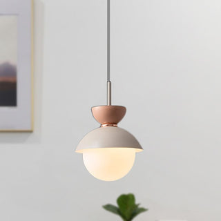 Morandi Modern LED Pendellampa Glob Rosa/Grå/Ljusblå/Navy Metall/Glas Matsal/Vardagsrum/Kök