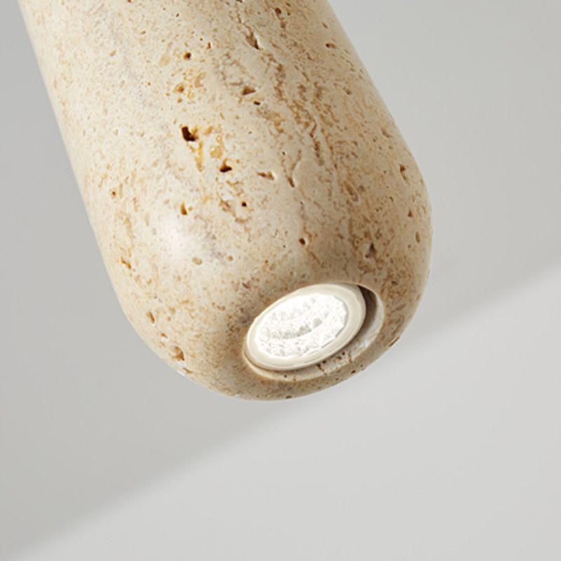 Muto minimalistisk pendellampa i trä, naturlig träfärg