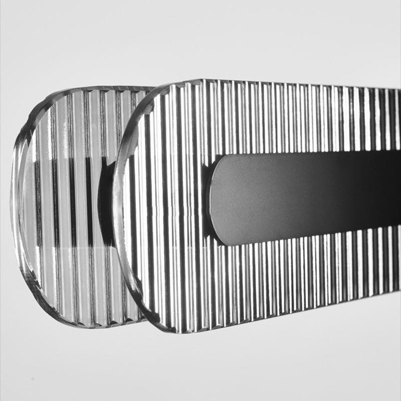 Arisha Minimalist Linear Metal/ Pendant Light, Black