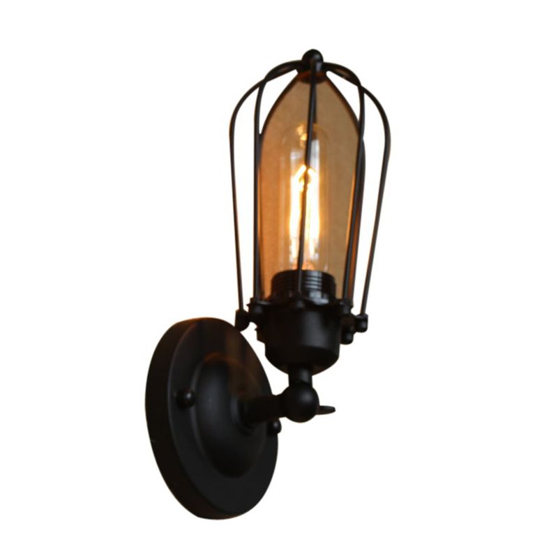 Silva vintagevæglampe i jern, sort/rust/bronze/guld/sølv