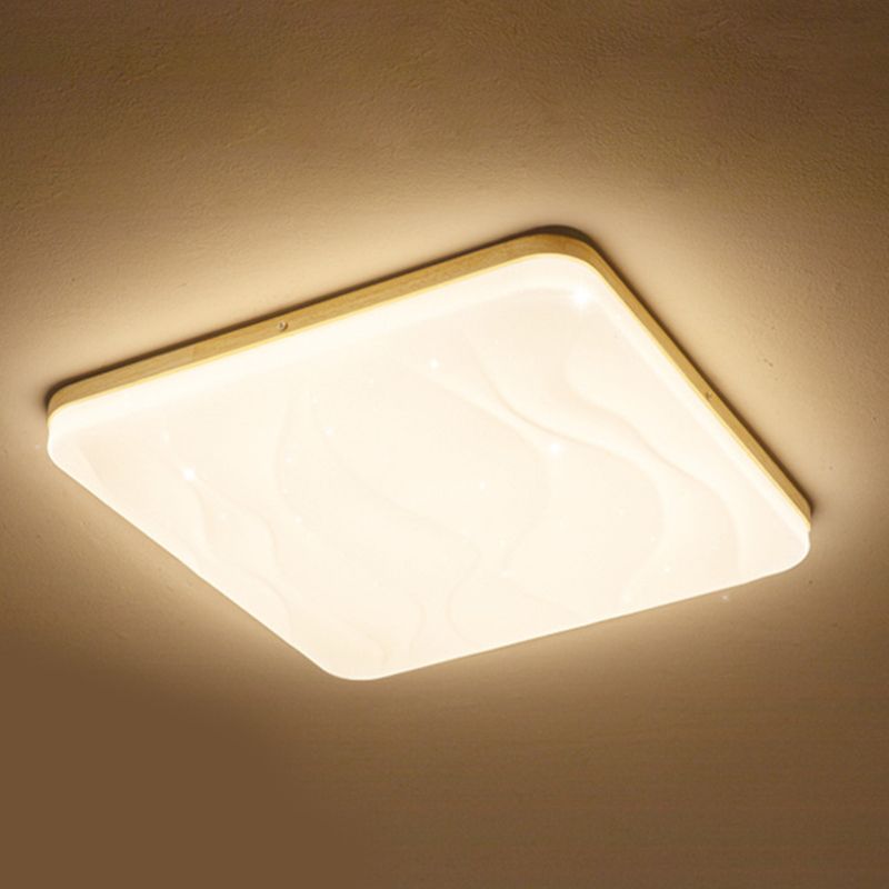Muto geometrisk LED-taklampa med utanpåliggande montering, vit