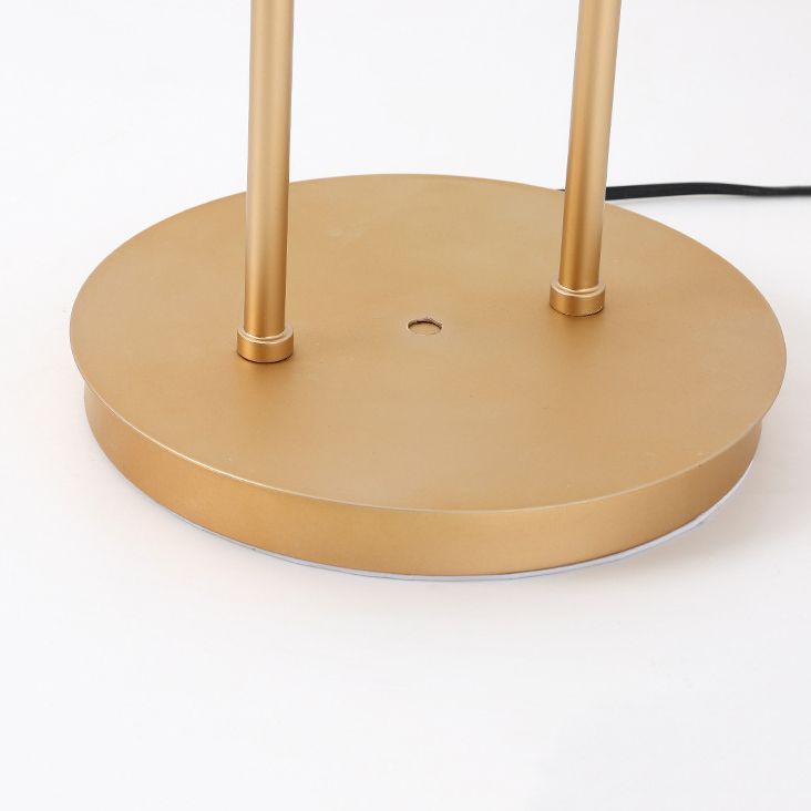 Salgado minimalistisk golvlampa i guld, metall, vardagsrum