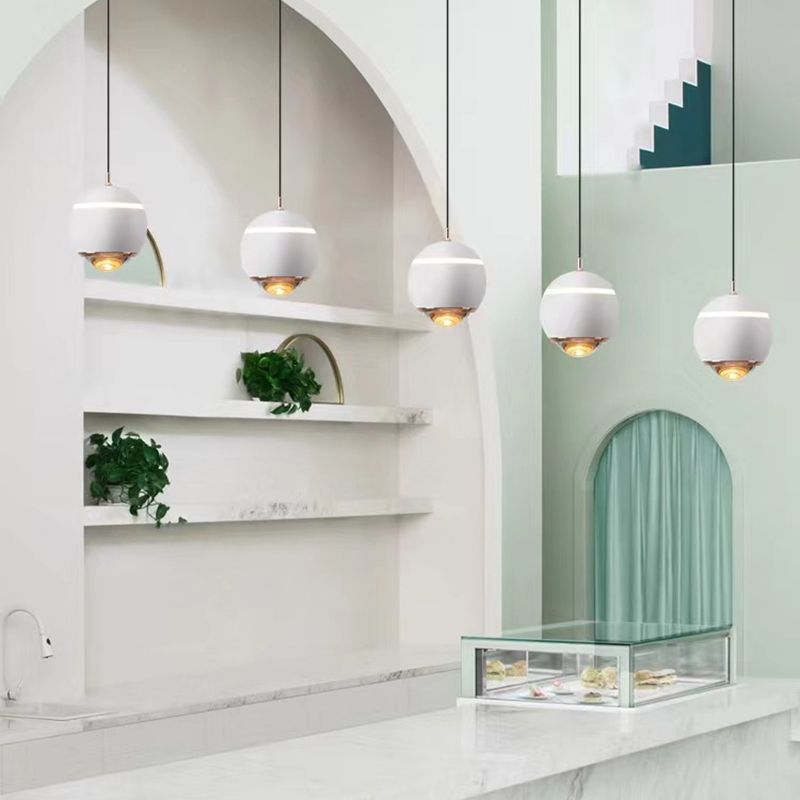 Valentina modern rund LED-pendellampa, köksö