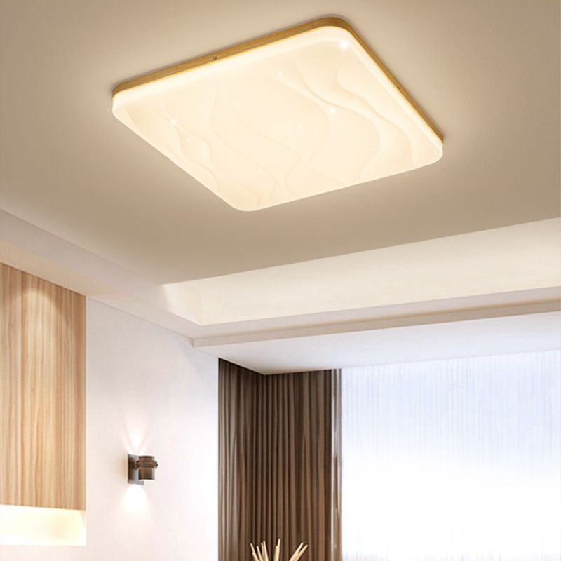 Muto geometrisk LED-taklampa med utanpåliggande montering, vit