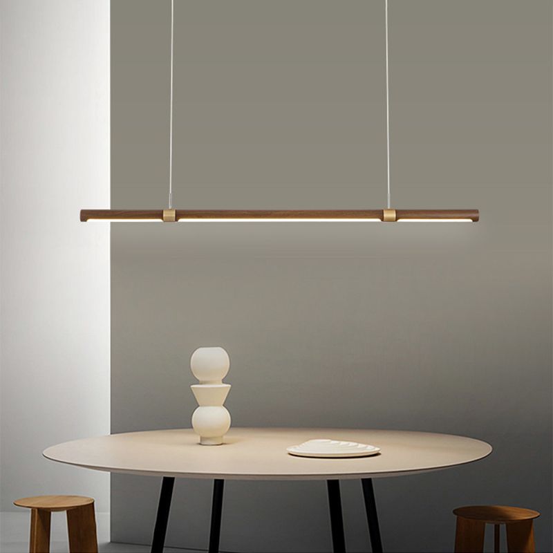 Muto moderne minimalistisk pendellampe, metal med vandtransfertræ