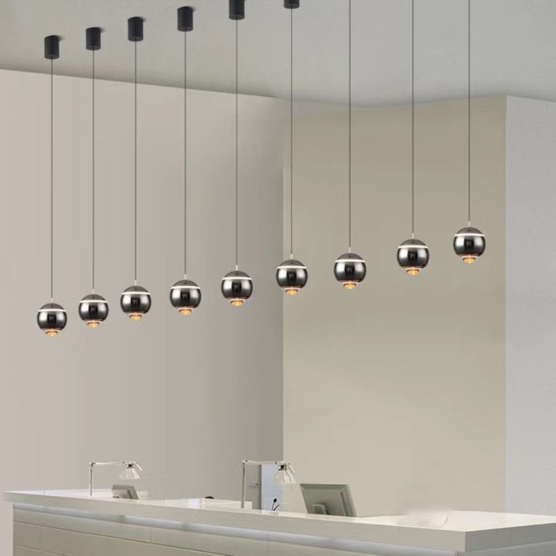Valentina modern rund LED-pendellampa, köksö