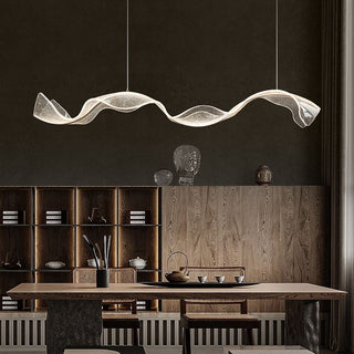 Kirsten Design Metall Akryl LED Pendellampa Matsal Vardagsrum Kök