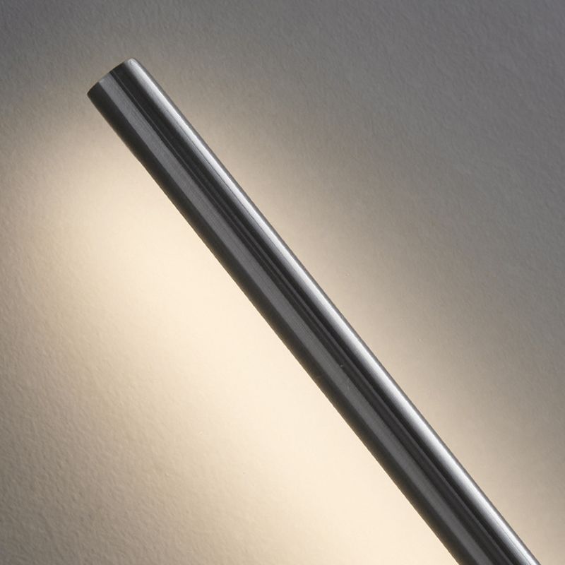 Arisha modern linjär metall- och sovrumsvägglampa, svart/mässing