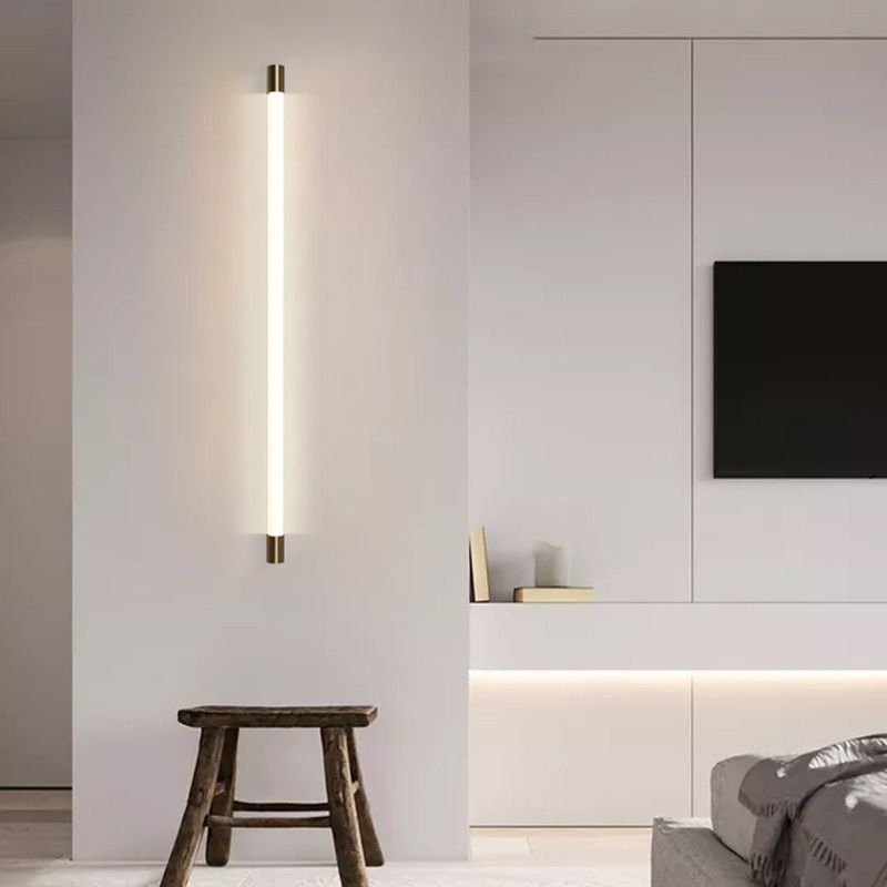 Arisha modern gyllene sminkspegelvägglampa med spegelfront, metall/