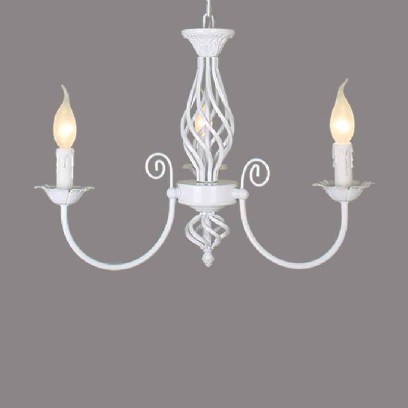 Silva retro pendellampa med ljus, metall/glas, svart/vit, restaurang