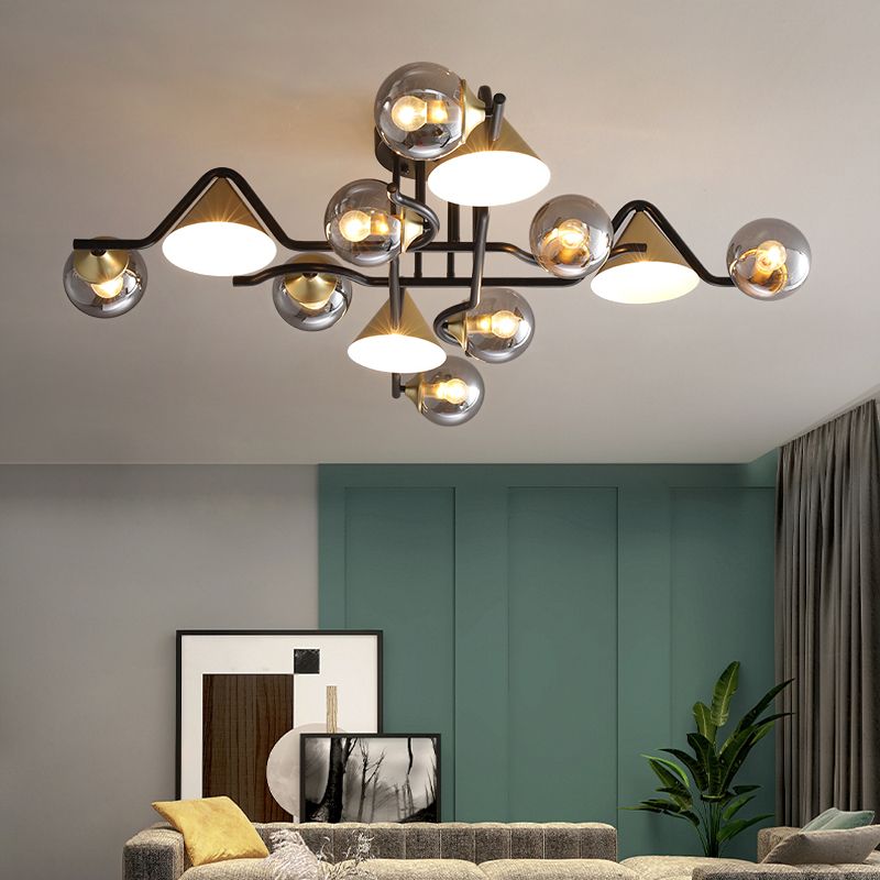 Arisha Design LED-kattovalaisin, makuuhuoneeseen/olohuoneeseen