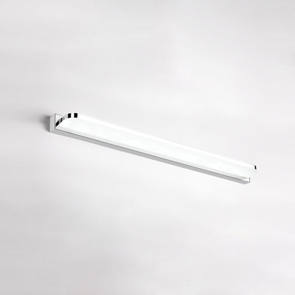 Arisha modern rektangulär vägglampa med spegel, svart/vit/krom/guld, badrum