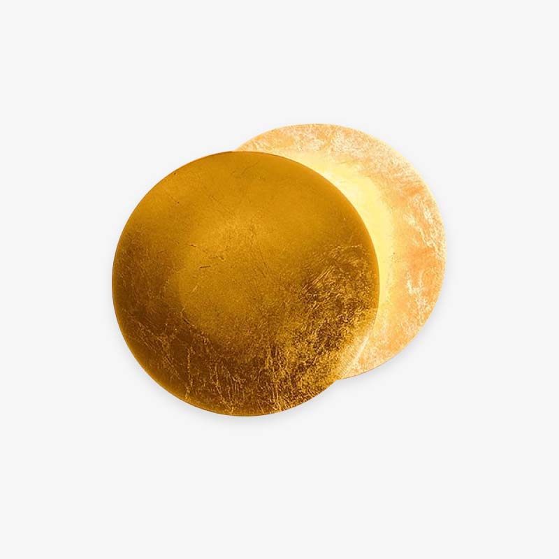 Arisha Modern Minimalist Round Moon Eclipse Wall Lamp