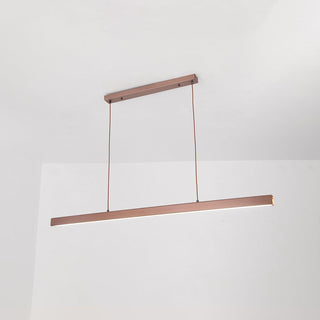 Edge Modern Design Linjär Metall LED Pendellampa Matsal