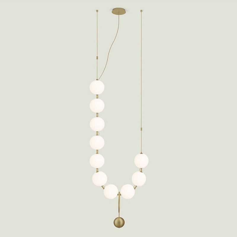 Valentina-postmoderni loft-tyylinen palloriippuvalaisin, luova kaulakorumalli