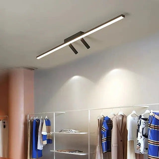 Haney Enkel Linjär Metall LED Taklampa Veranda Hall