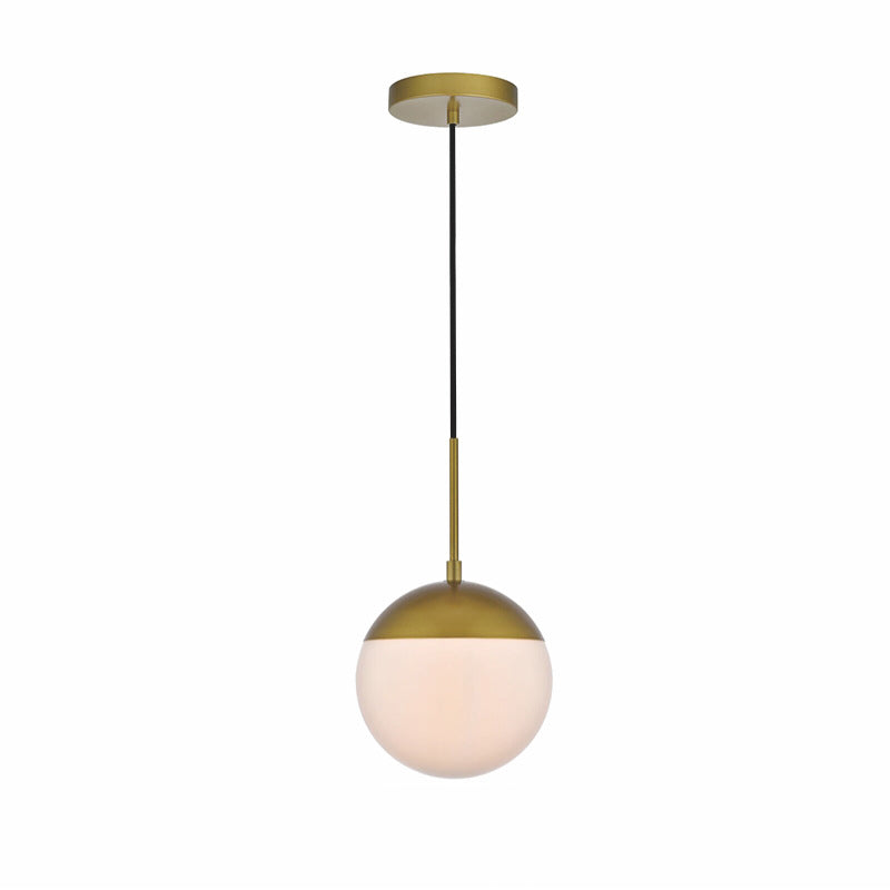 Hallie moderne pendellampe i metal og glas til stuen, spisestuen eller soveværelset