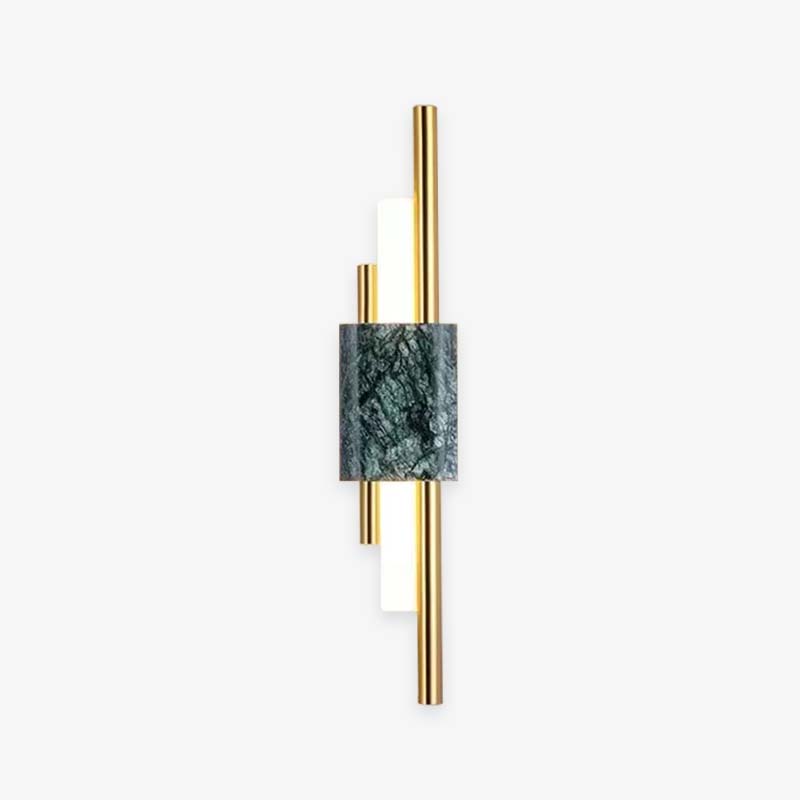 Arisha modern LED-vägglampa i metall/marmor