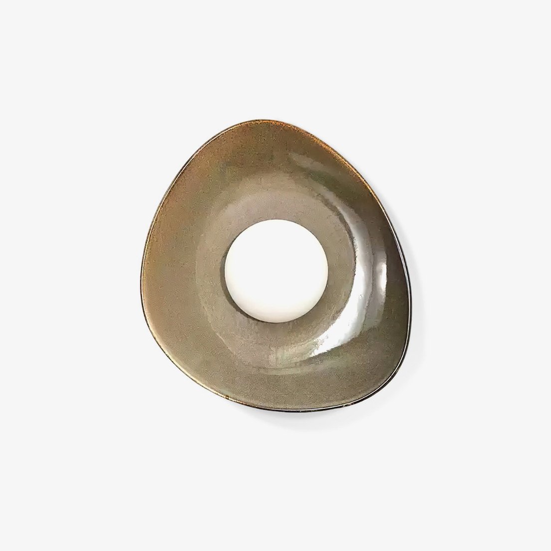 Ertalila elegante keramiske væglampe Pebble Disc