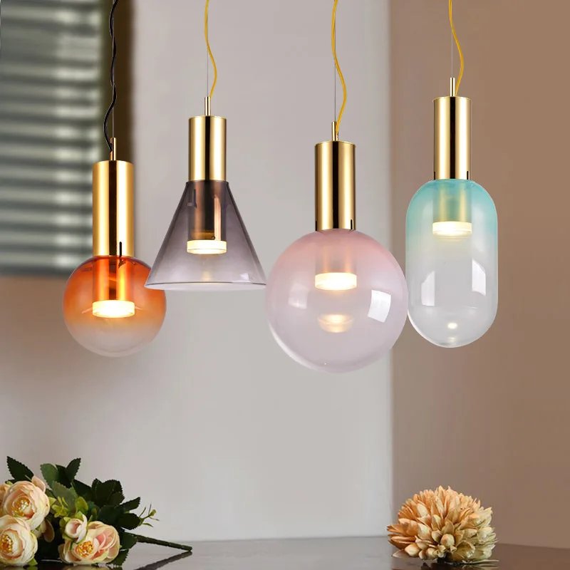 Aeris minimalistisk glaspendel