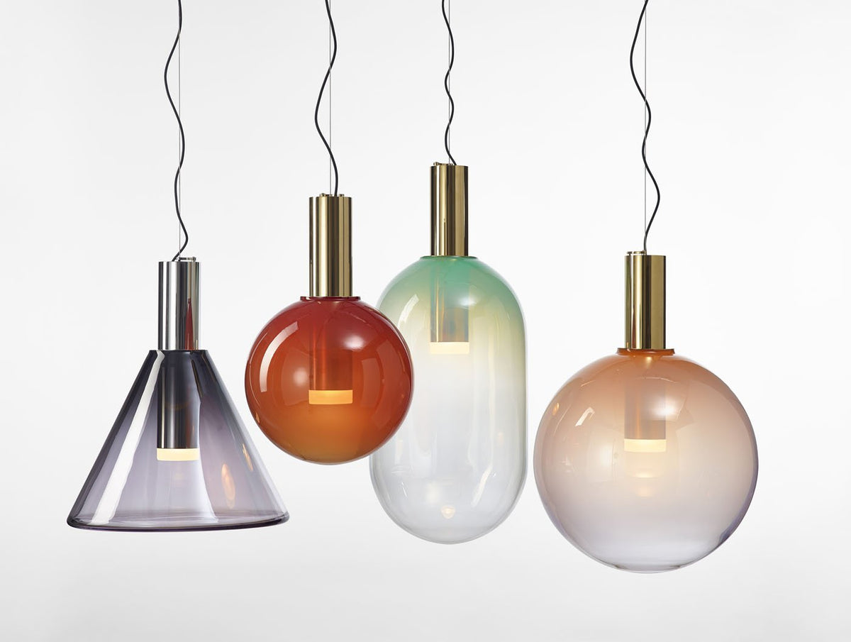 Aeris minimalistisk glaspendel