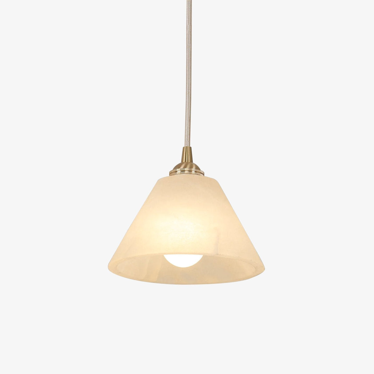 Alberise minimalistisk pendellampa i alabaster