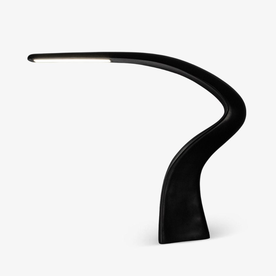 Modern svart golvlampa