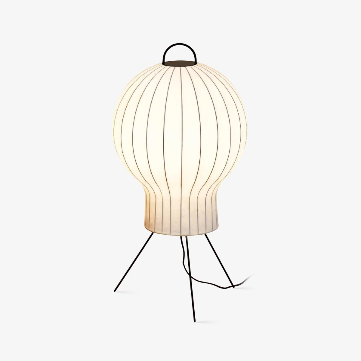 Candeeiro de pé Balloon minimalista em seda