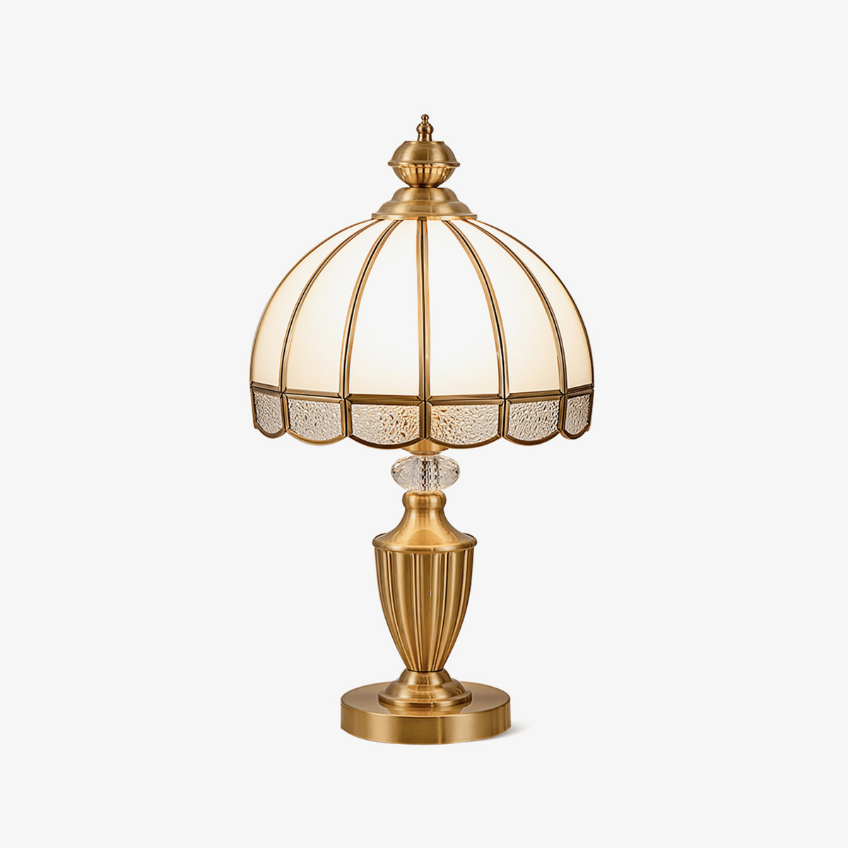 Candeeiro de mesa de vidro opalino Classic