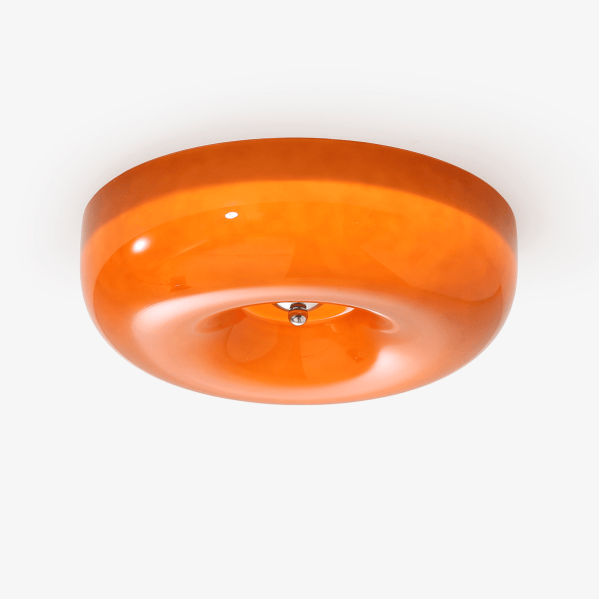 Cam Modern Minimalist Swirl Glass Ceiling Lamp