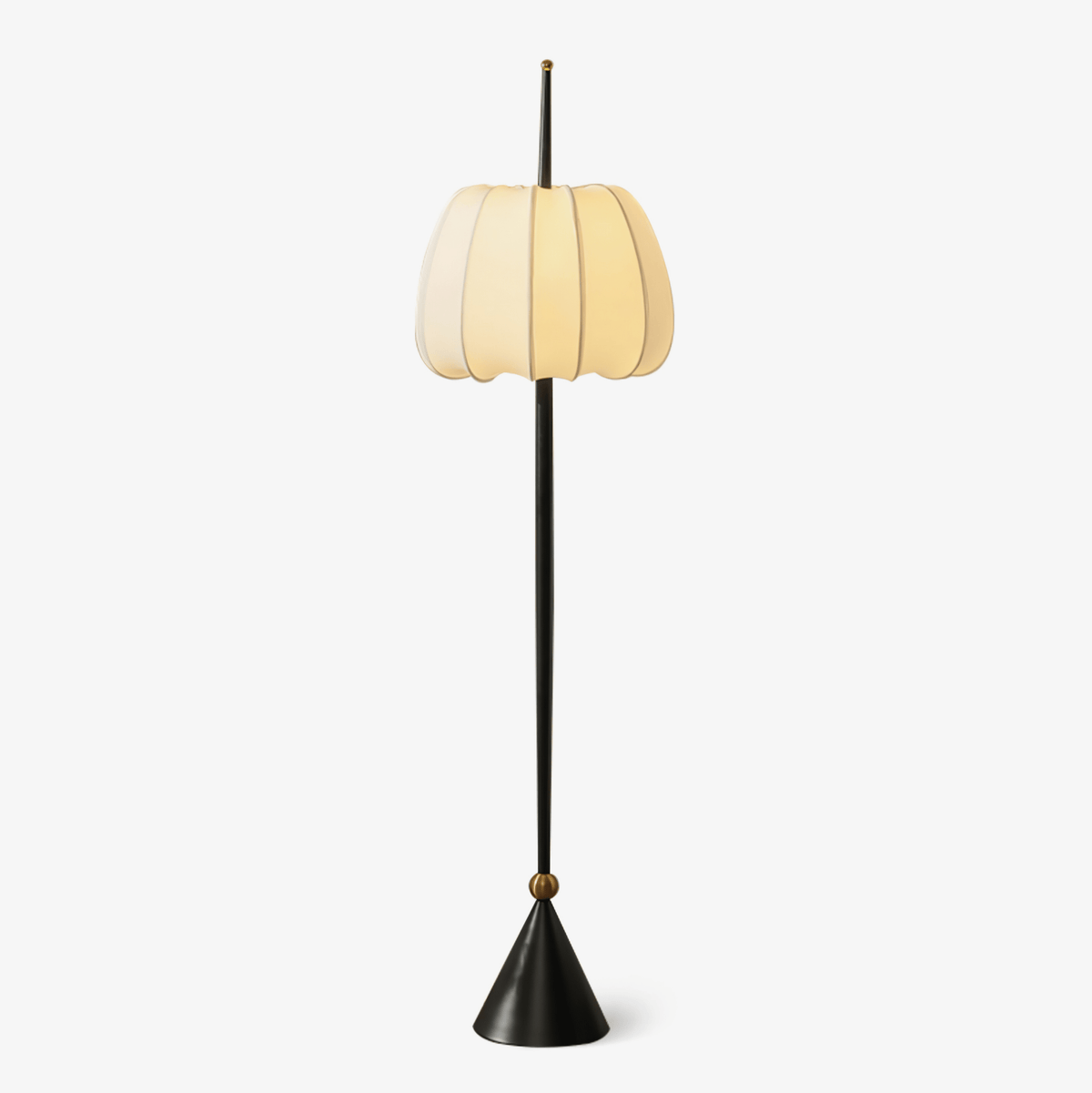 Candeeiro de pé minimalista Pick em tecido