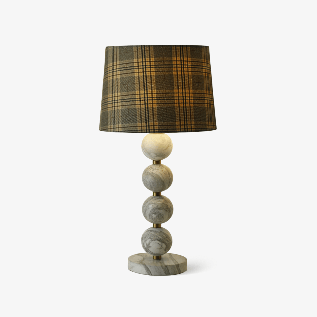 Rowan modern bordslampa i marmor