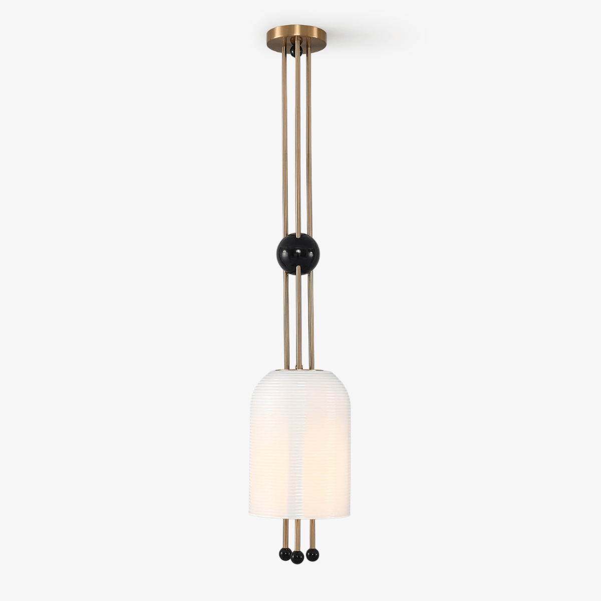 Qir traditionel elegant pendel i glas