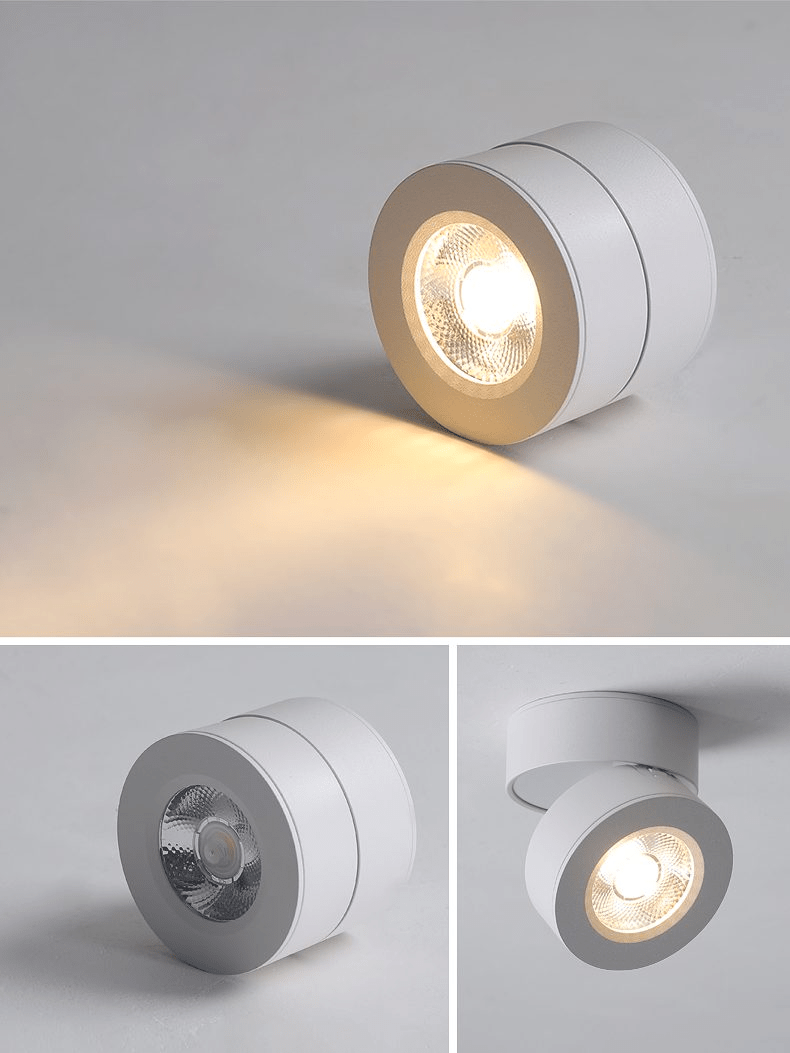 Kex rund, drejelig og justerbar LED-downlight
