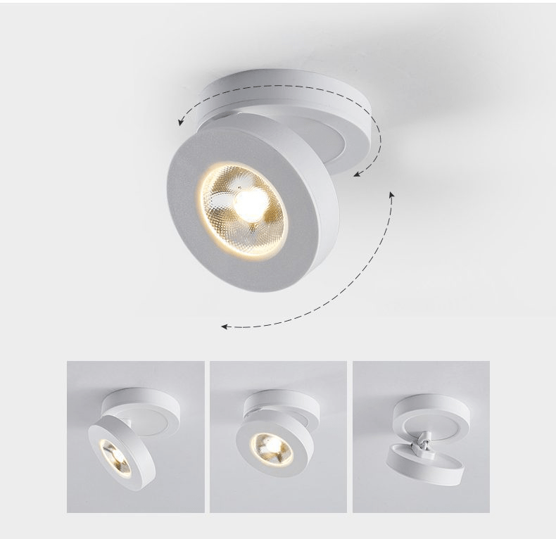 Kex rund, drejelig og justerbar LED-downlight