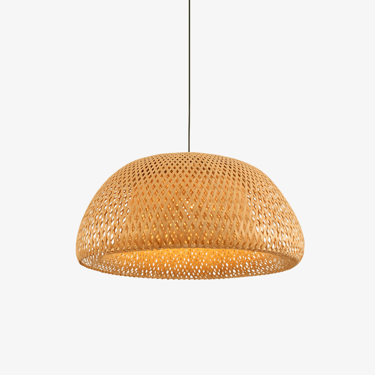 Trtvin unik pendellampa i naturlig bambu