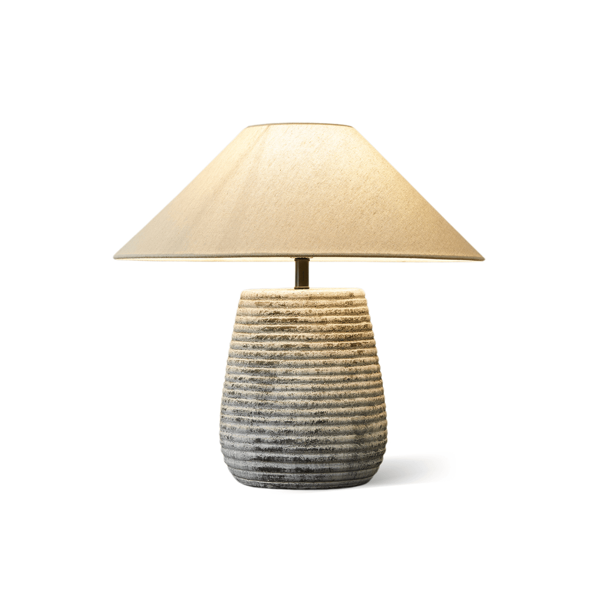 Clarissa klar stofbordlampe