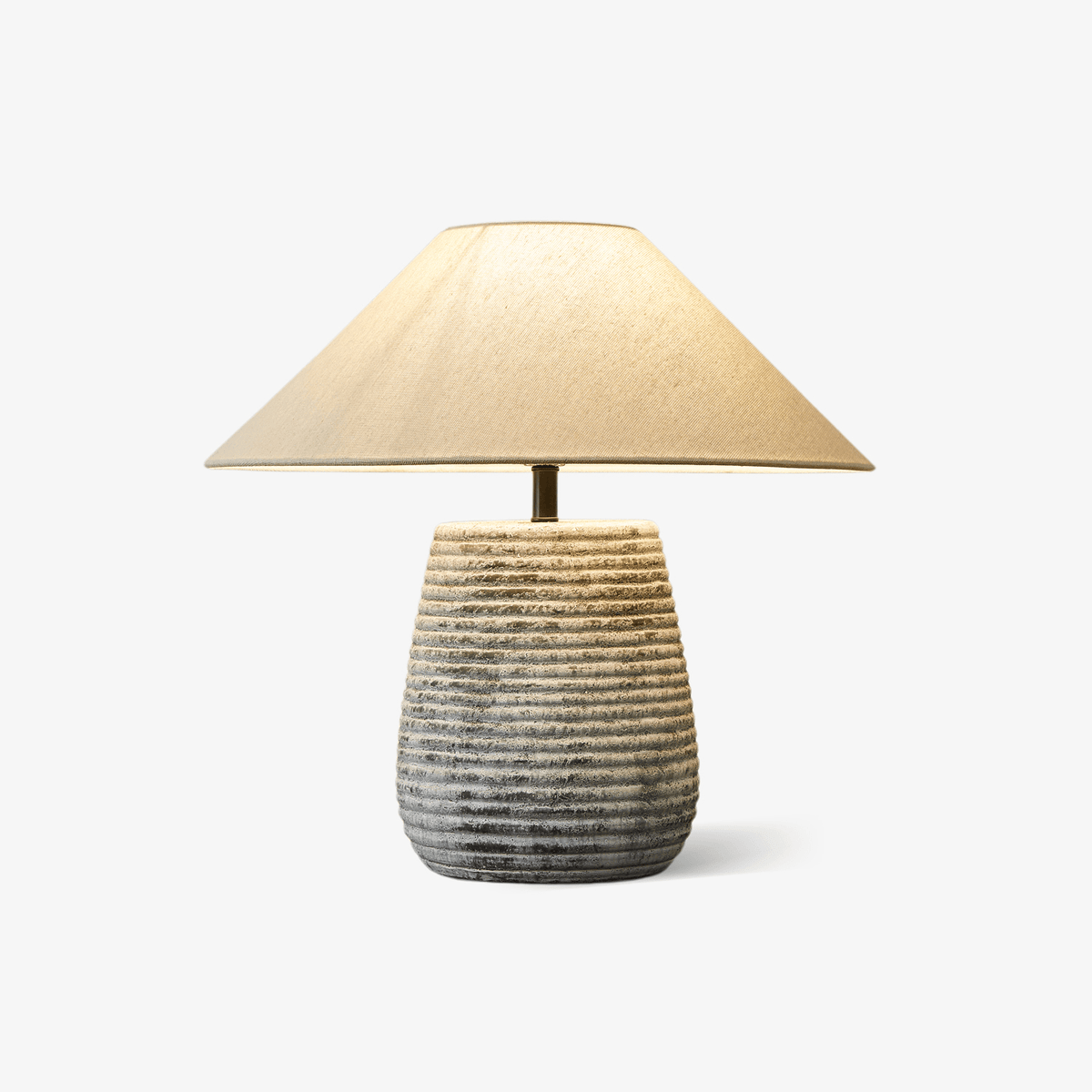 Clarissa klar stofbordlampe