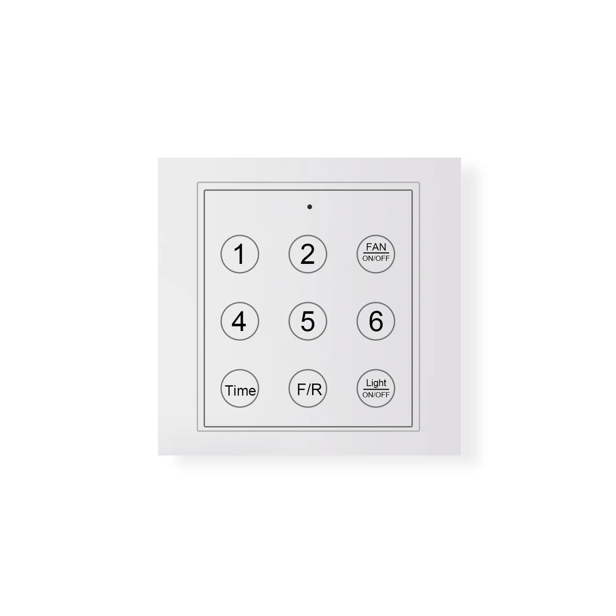Elvelira minimalistisk loftventilator med lys og sort træ