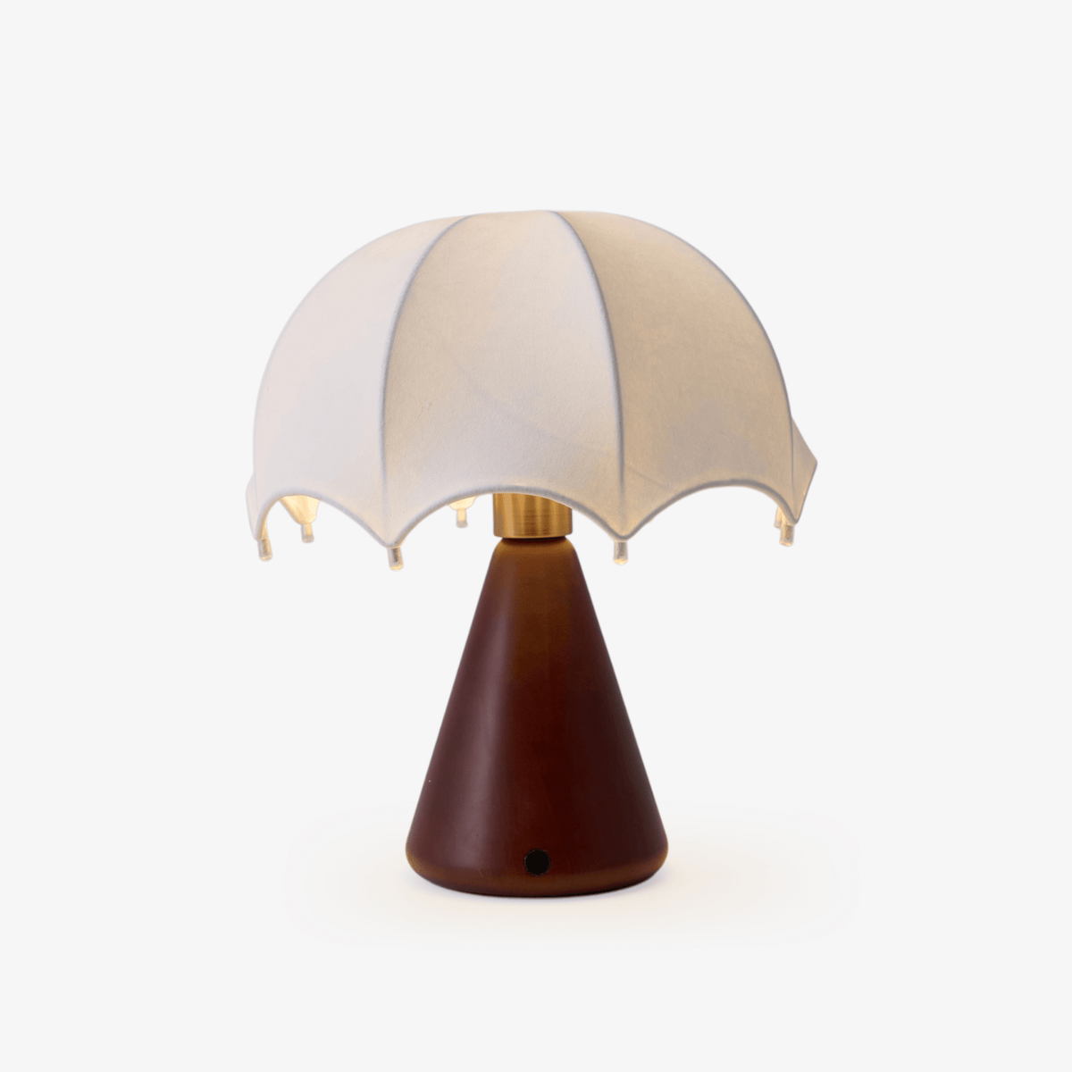 Parasol bordslampa i trä